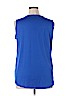 Doublju Blue Sleeveless Top Size 1X - photo 2