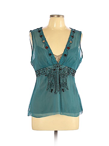 Elie Tahari Sleeveless Silk Top (view 1)
