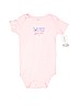 Carter's 100% Cotton Pink Short Sleeve Onesie 12-18 MO / 18 MO - photo 1