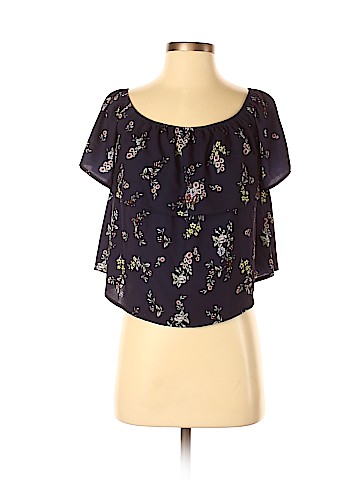 Pull & Bear Short Sleeve Blouse (view 1)