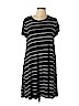 Adrienne Vittadini Black Casual Dress Size L - photo 1