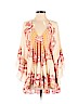 Free People 100% Rayon Ivory 3/4 Sleeve Blouse Size S - photo 1