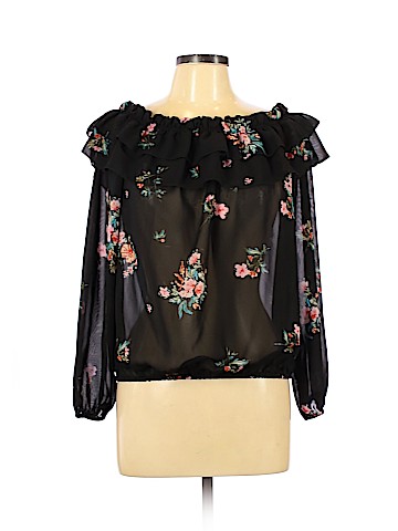 Moon Orchid Long Sleeve Blouse (view 1)