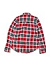 Abercrombie 100% Cotton Plaid Red Long Sleeve Button-Down Shirt Size 13 - 14 - photo 2