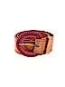 Linea Pelle Solid Brown Leather Belt Size M - photo 1