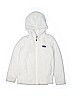 Patagonia 100% Polyester Solid White Fleece Jacket Size 12 - photo 1