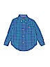 Chaps 100% Cotton Checkered-gingham Blue Long Sleeve Button-Down Shirt Size 3T - photo 1