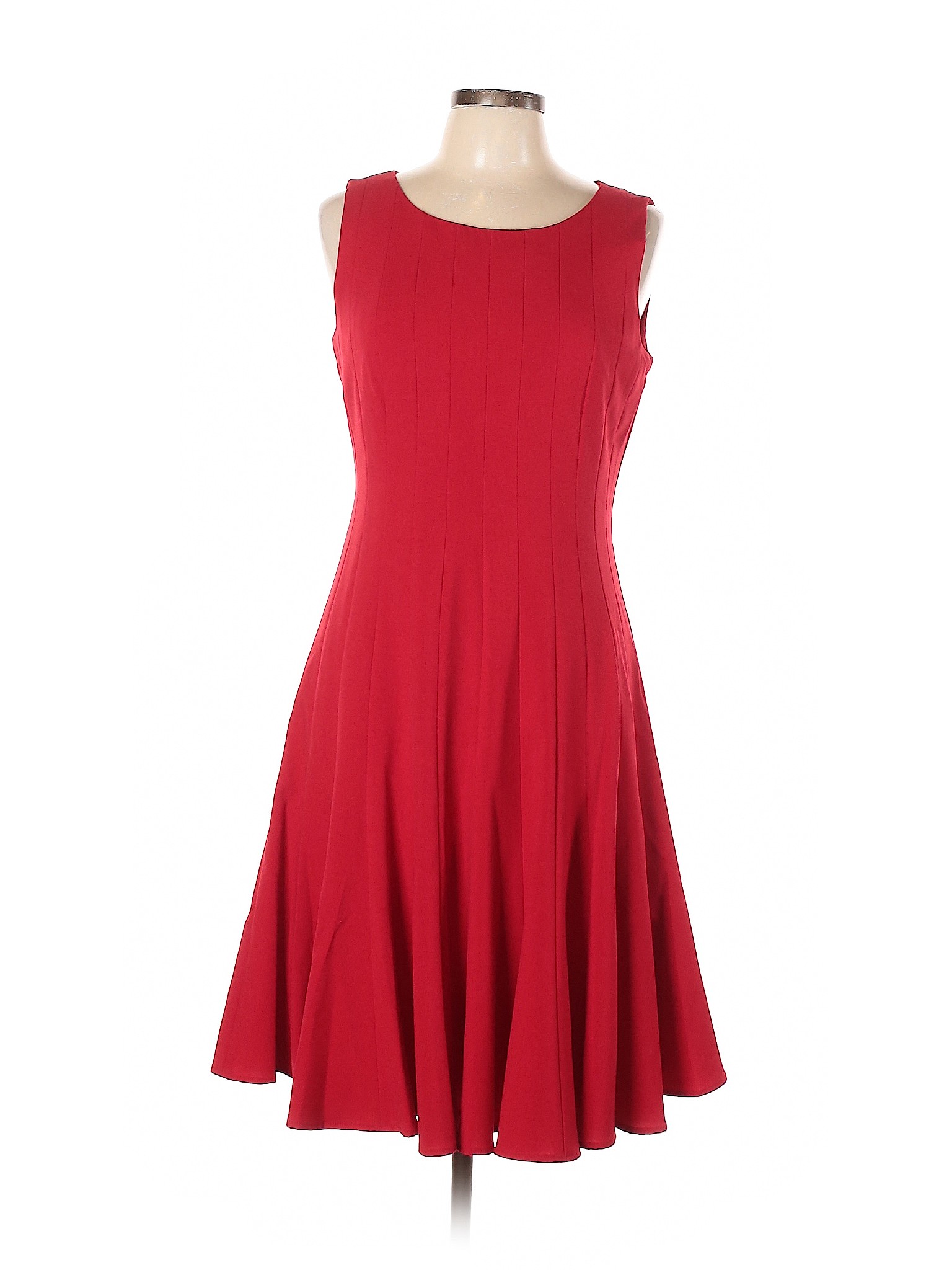 Calvin Klein Women Red Casual Dress 10 | eBay