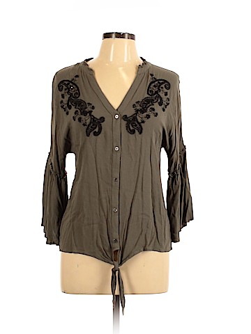 Democracy 3/4 Sleeve Blouse (view 1)