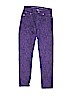 Justice Animal Print Purple Casual Pants Size 10 - photo 1