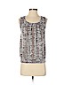 Ann Taylor LOFT Tan Sleeveless Top Size S (petite) - photo 1