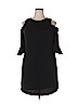 Ann Taylor 100% Polyester Black Casual Dress Size 14 - photo 1