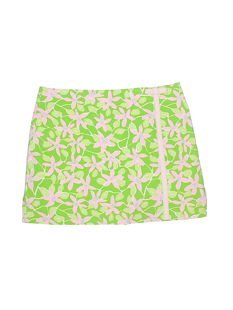 Lilly Pulitzer Floral Green Skort Size 8 - 72% off | thredUP