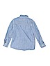 OshKosh B'gosh 100% Cotton Solid Blue Long Sleeve Button-Down Shirt Size 7 - photo 2