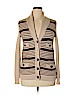 Tory Burch 100% Merino Wool Tan Wool Cardigan Size L - photo 1