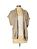 Club Monaco 100% Linen Brown Cardigan Size S (petite) - photo 1