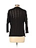 Ann Taylor Factory Black 3/4 Sleeve Top Size L (petite) - photo 2