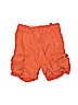 Gap Kids 100% Cotton Solid Orange Cargo Shorts Size 6 - photo 1