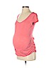 Old Navy - Maternity 100% Cotton Pink Short Sleeve T-Shirt Size S - photo 1