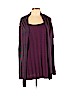 Style&Co Purple Pullover Sweater Size L - photo 1