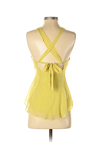 BCBGMAXAZRIA Sleeveless Silk Top (view 2)