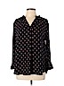 Assorted Brands 100% Rayon Black Long Sleeve Blouse Size L - photo 1