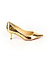 Ivanka Trump 100% Leather Gold Heels Size 9 - photo 1