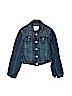Justice Solid Blue Denim Jacket Size 6 - 7 - photo 1