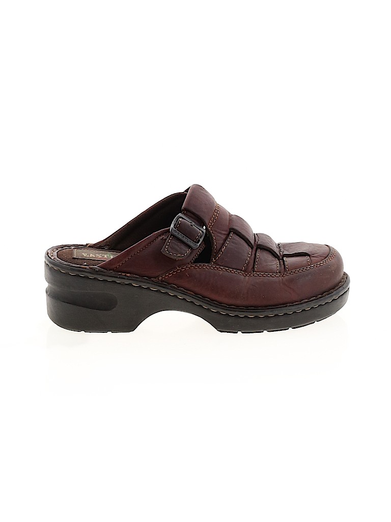 eastland leather mules