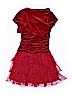 Ally B 100% Polyester Burgundy Special Occasion Dress Size 10 - photo 2