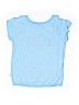 T2Love 100% Cotton Blue Short Sleeve Top Size 12 - photo 2