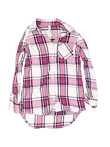 Girl Krazy Long Sleeve Button-Down Shirt (view 1)