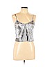 Victoria's Secret 100% Polyester Gray Sleeveless Top Size M - photo 1