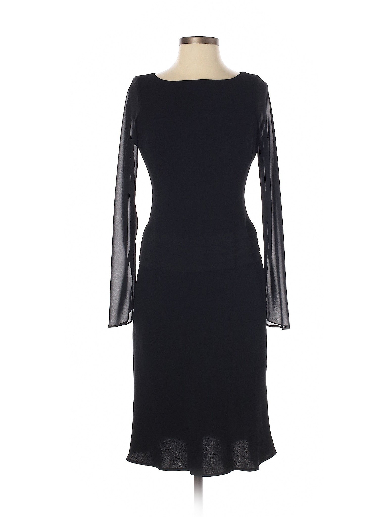 Evan Picone Women Black Casual Dress 4 | eBay