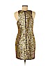 Alice + Olivia 100% Silk Gold Cocktail Dress Size M - photo 2