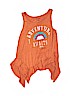Art Class Graphic Orange Sleeveless Top Size 10-12 - photo 1