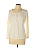 Talbots Ivory Long Sleeve Top Size L (petite) - photo 1