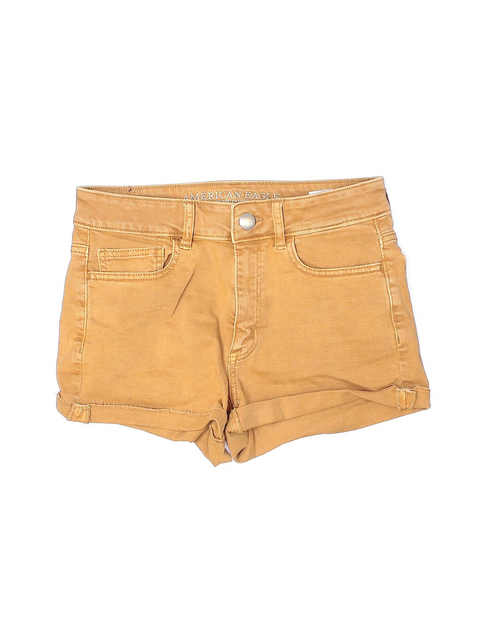 american eagle yellow shorts