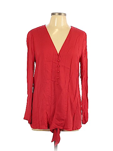 Silence and Noise Long Sleeve Blouse (view 1)