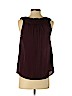Ann Taylor LOFT 100% Polyester Burgundy Sleeveless Blouse Size S (petite) - photo 2