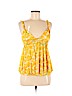 Diane von Furstenberg 100% Silk Yellow Sleeveless Silk Top Size M - photo 1