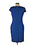 White House Black Market Blue Casual Dress Size 10 (petite) - photo 2