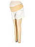 a:glow White Denim Shorts Size 10 - photo 1