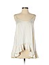 Zimmermann 100% Silk Ivory Sleeveless Silk Top Size 2 - photo 1