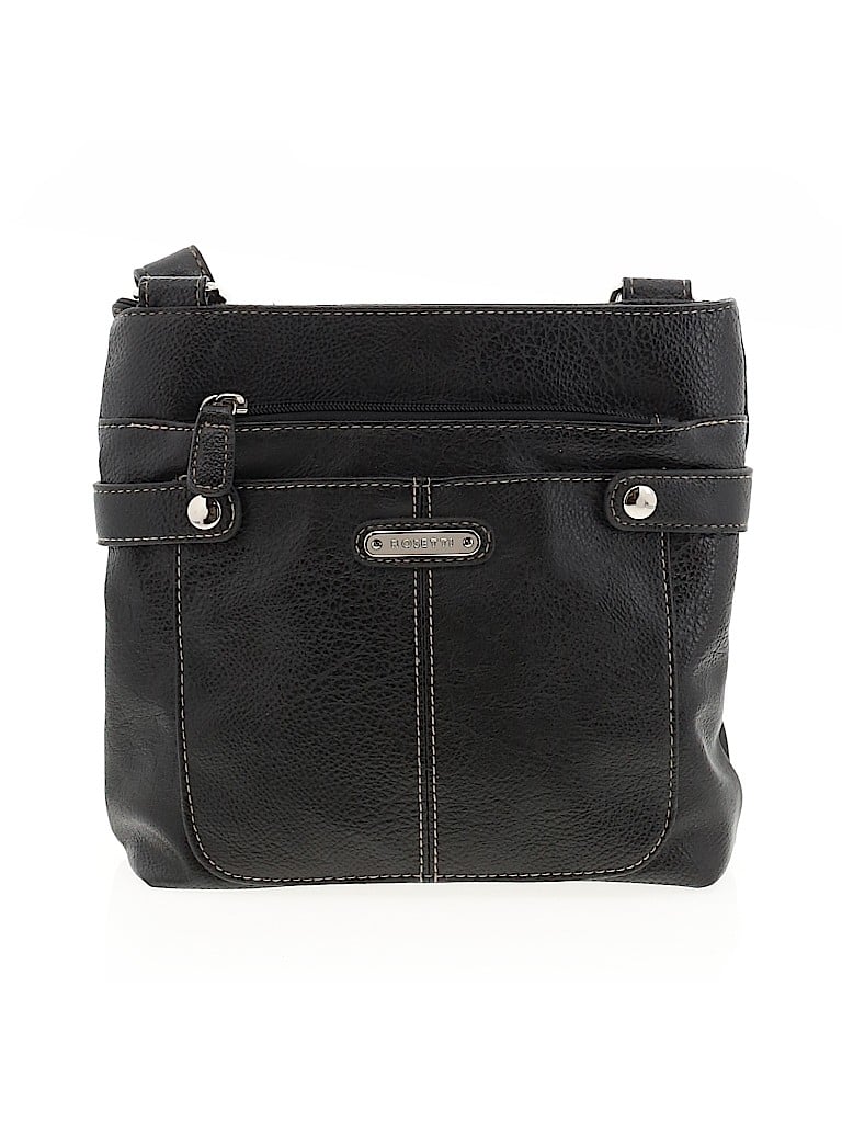 Rosetti Solid Black Crossbody Bag One Size - 60% off | thredUP