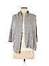 DressBarn 100% Cotton Gray Cardigan Size M (petite) - photo 1