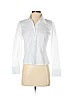 Ann Taylor 100% Cotton White Long Sleeve Button-Down Shirt Size 4 (petite) - photo 1