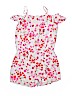 The Children's Place Floral Pink Romper Size 10 - 12 - photo 1