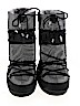 Moncler Silver Saturne Moon Boots Size 4 - 6 - photo 2