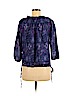 Lucky Brand 100% Cotton Purple 3/4 Sleeve Blouse Size M - photo 2